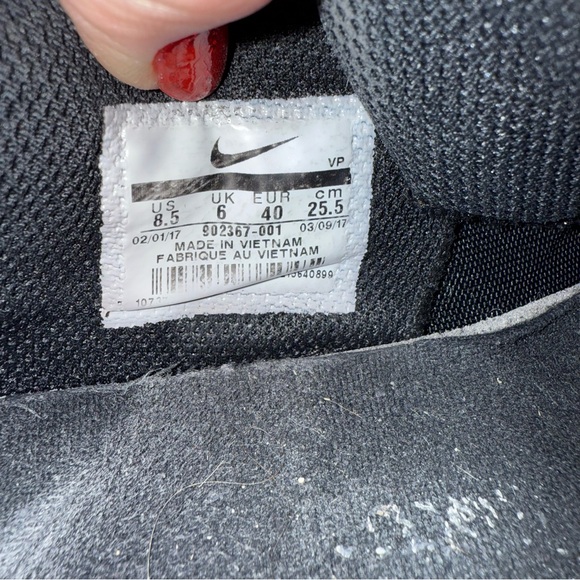 Nike Women's Air Zoom Hyperace 902367-001 Volleyball Running Shoe Black White - Picture 8 of 10